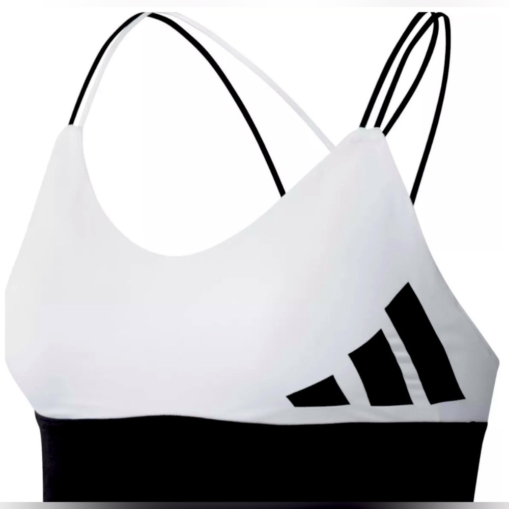 Adidas black and white Women's All Me
Light-Support Training Bra XS